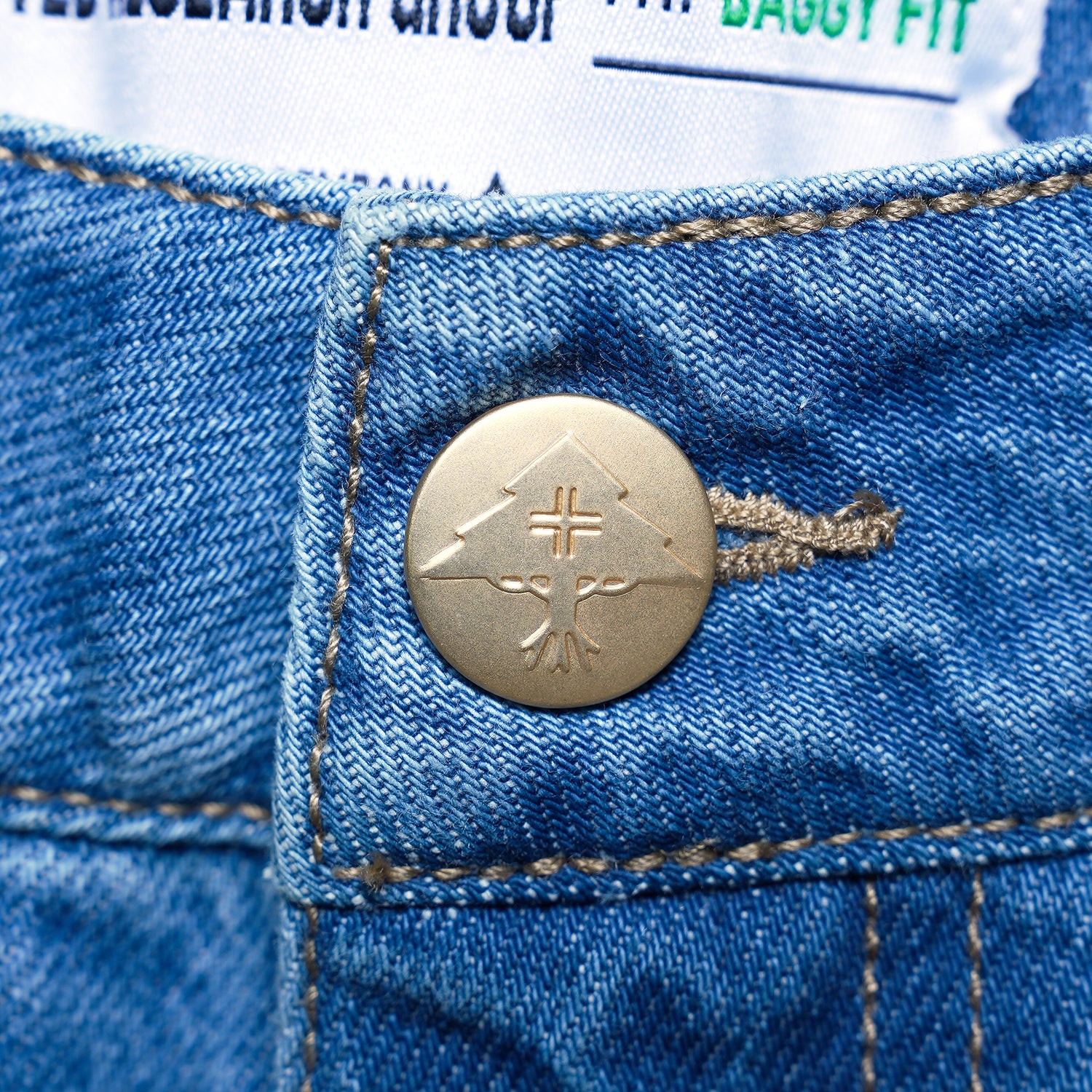 HIGH LIFE HABITS DENIM SHORT - DENIM BLUE