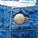 HIGH LIFE HABITS DENIM SHORT - DENIM BLUE