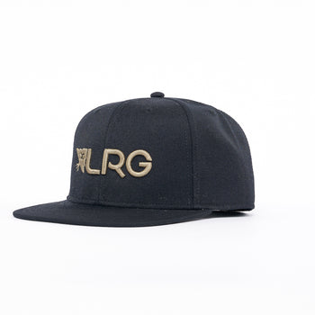 LRG EFFECTIVE SNAP BACK HAT - BLACK