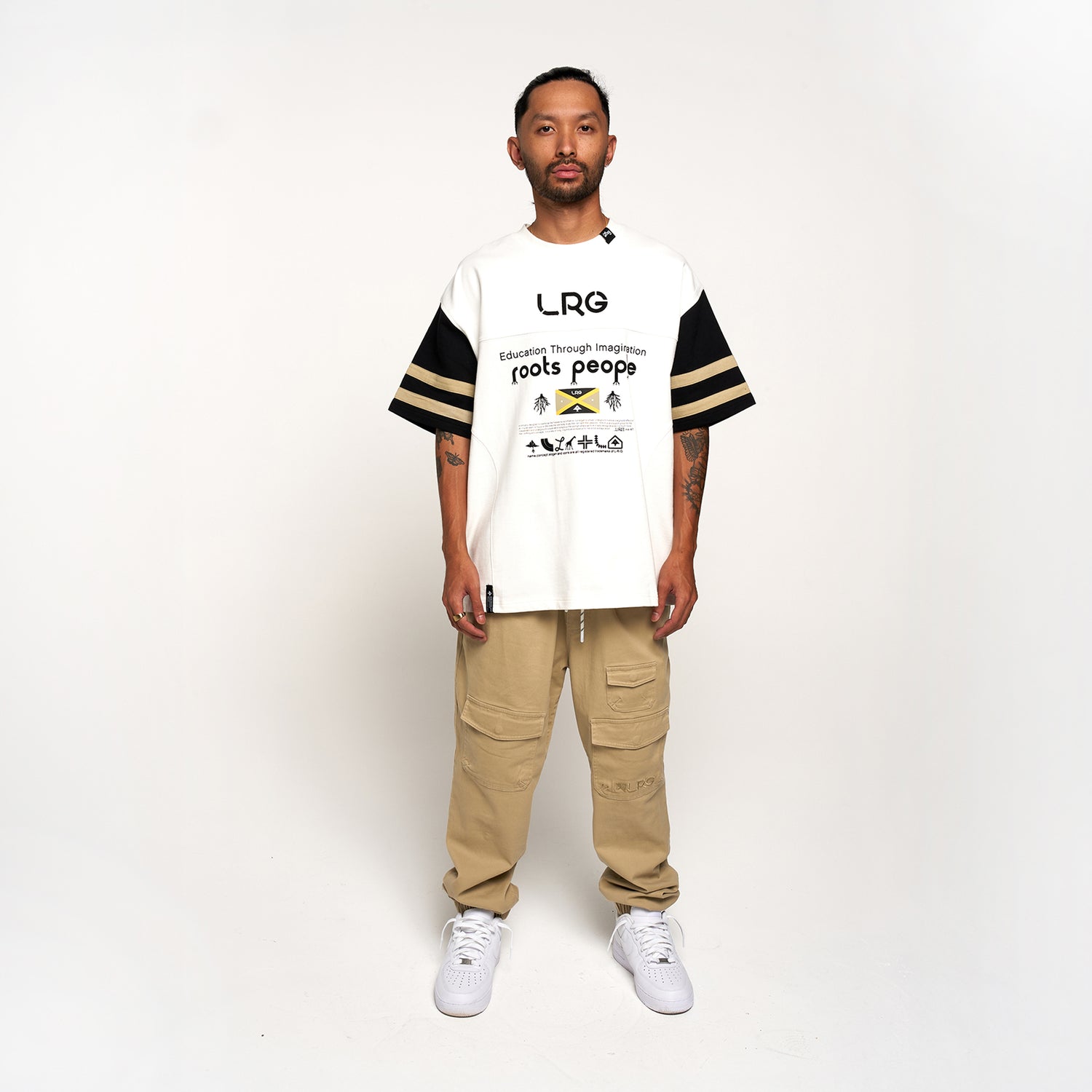 BREAK THROUGH CREW KNIT - CREAM