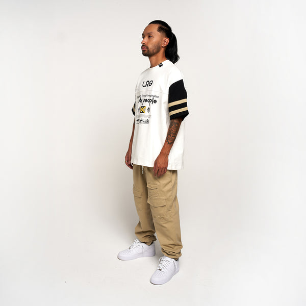 BREAK THROUGH CREW KNIT - CREAM