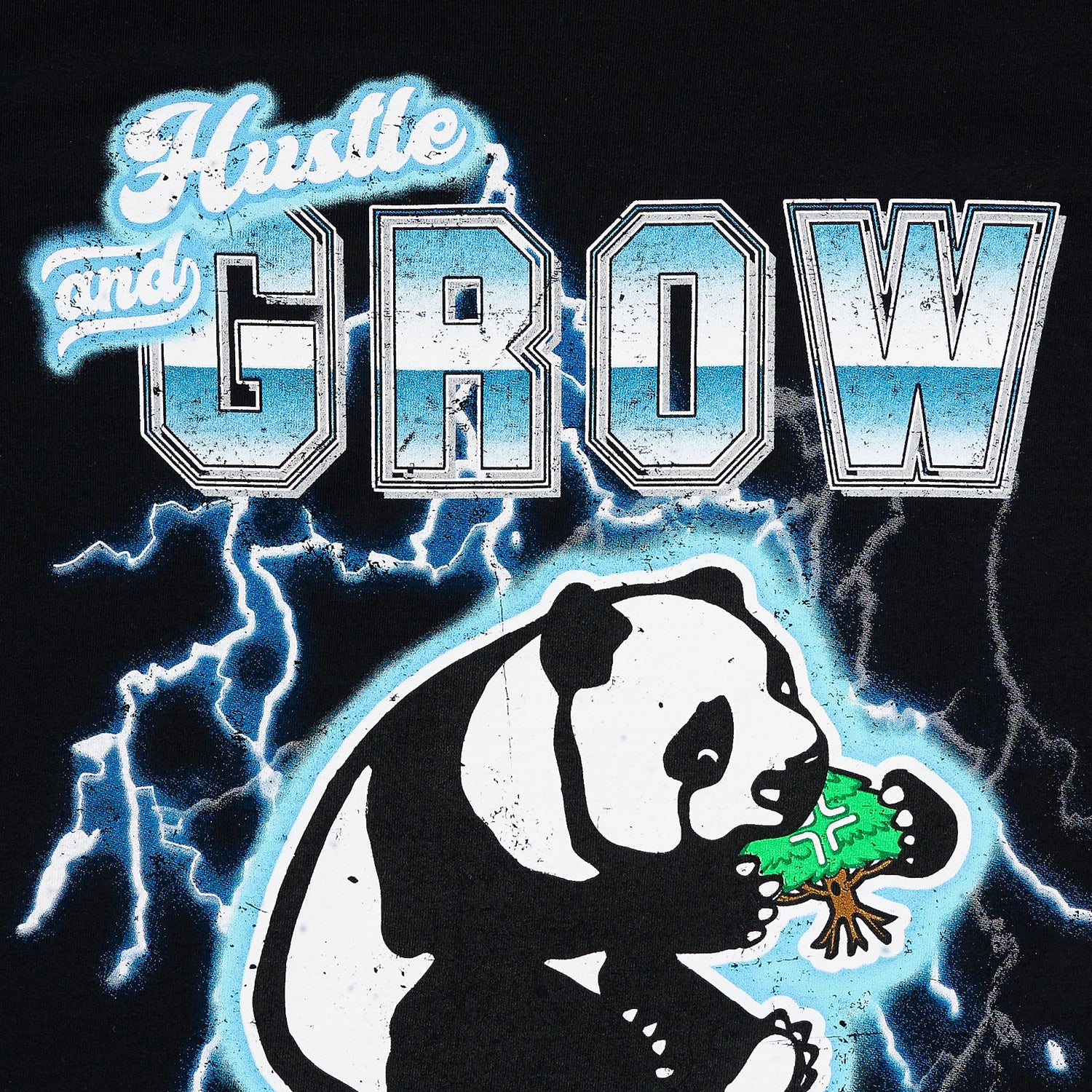 HUSTLE AND GROW - BLACK