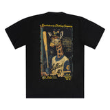GIRAFFE DUGOUT SS TEE - BLACK