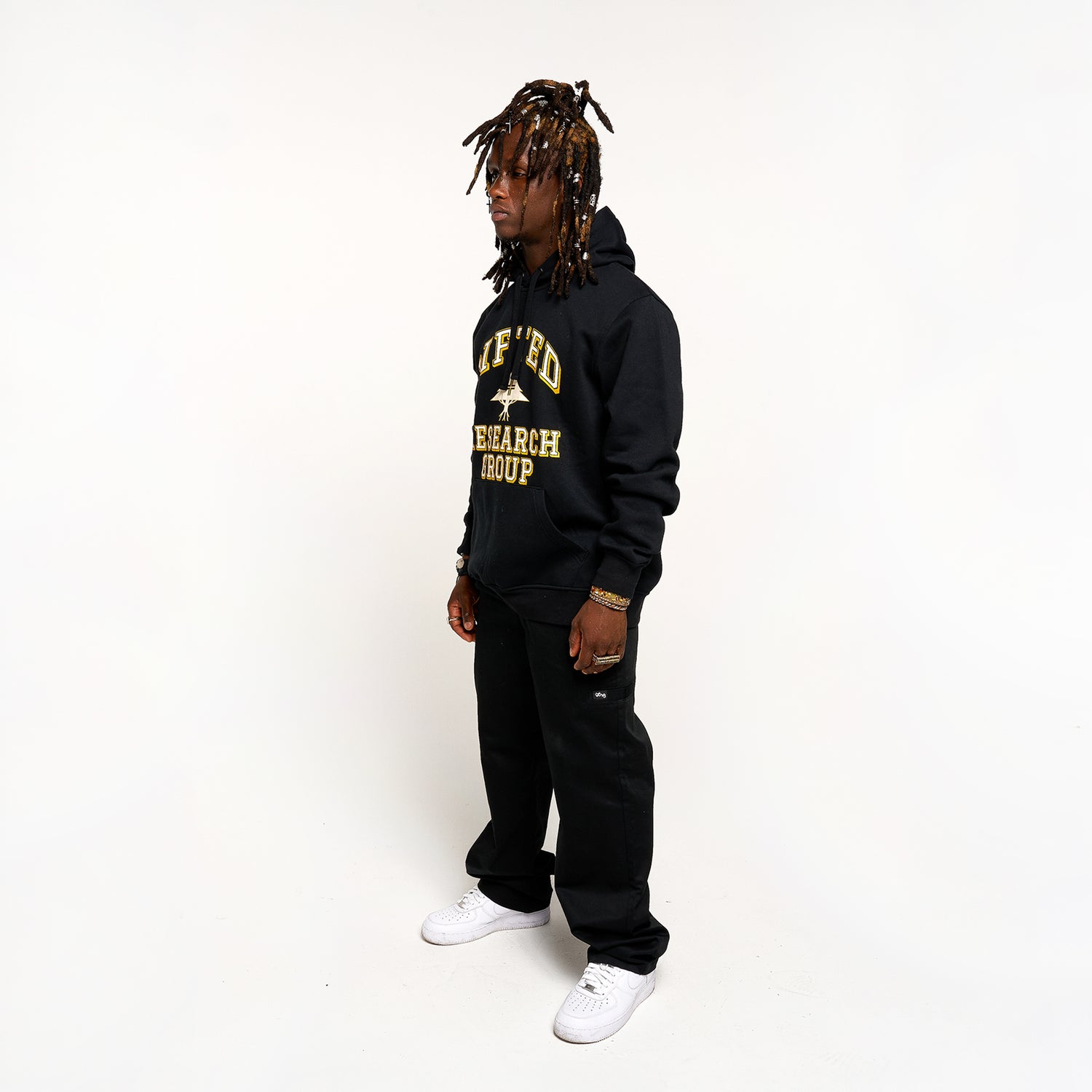 ORGANIZED RESEARCH HOODIE - BLACK