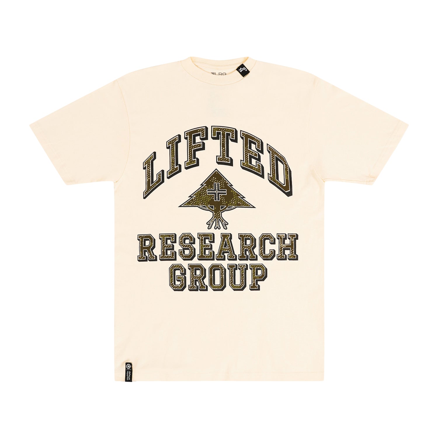 ORGANIZED CAMO RESEARCH SS TEE - CREAM