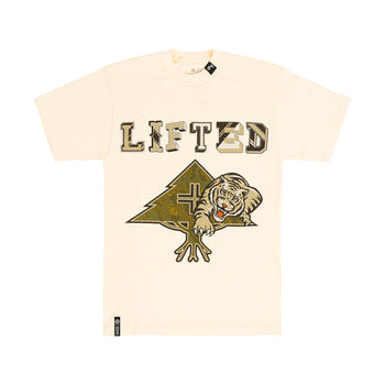 ROGUE LIFTED TIGER SS TEE - CREAM