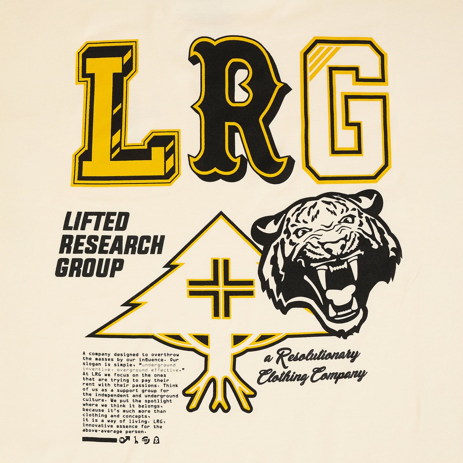 TIGER DESTROYERS LS TEE - CREAM