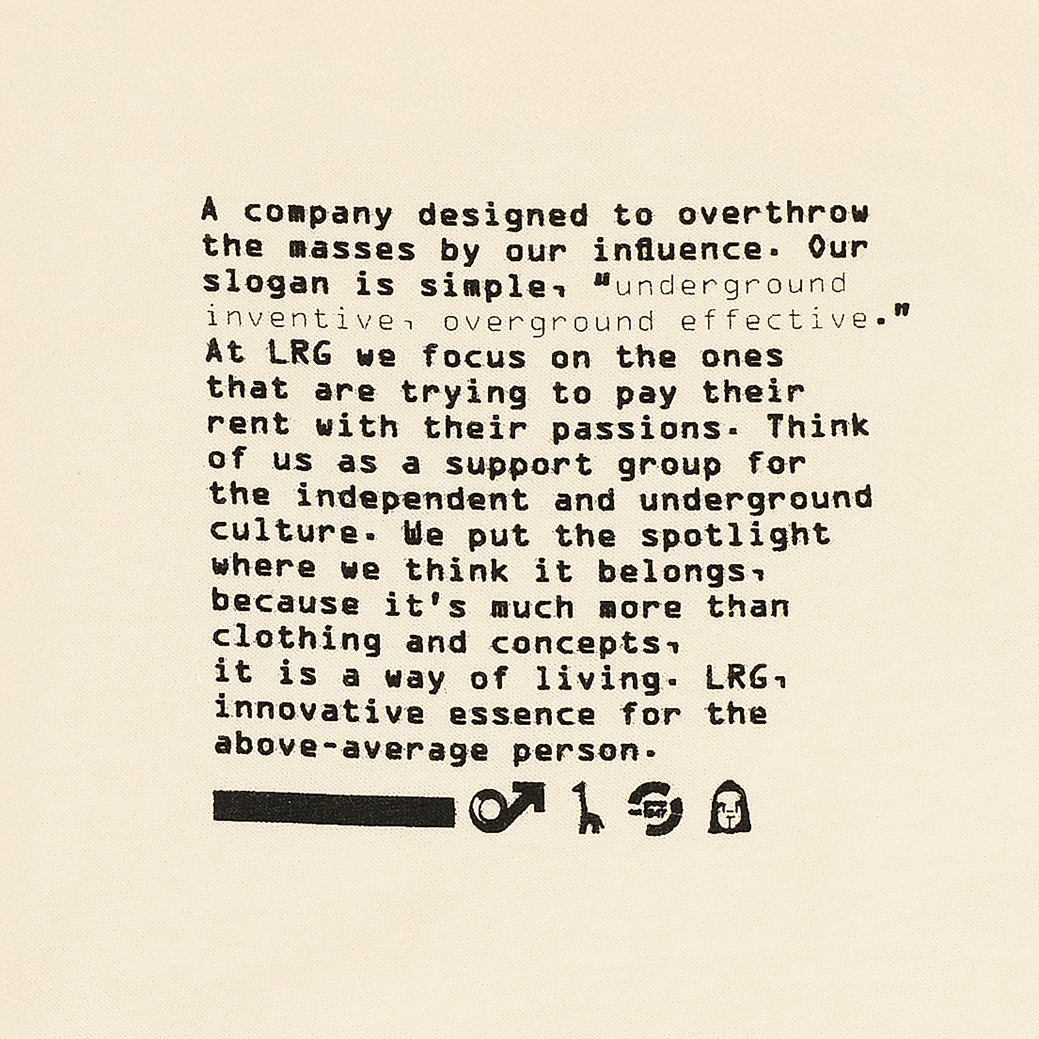 TIGER DESTROYERS LS TEE - CREAM