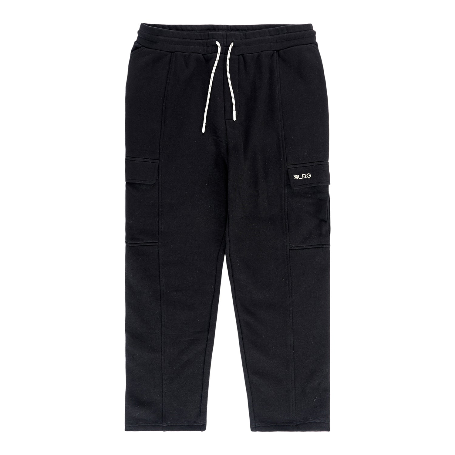 LIFE JUICE WIDE LEG CARGO SWEATPANTS - BLACK