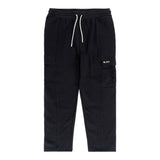 LIFE JUICE WIDE LEG CARGO SWEATPANTS - BLACK