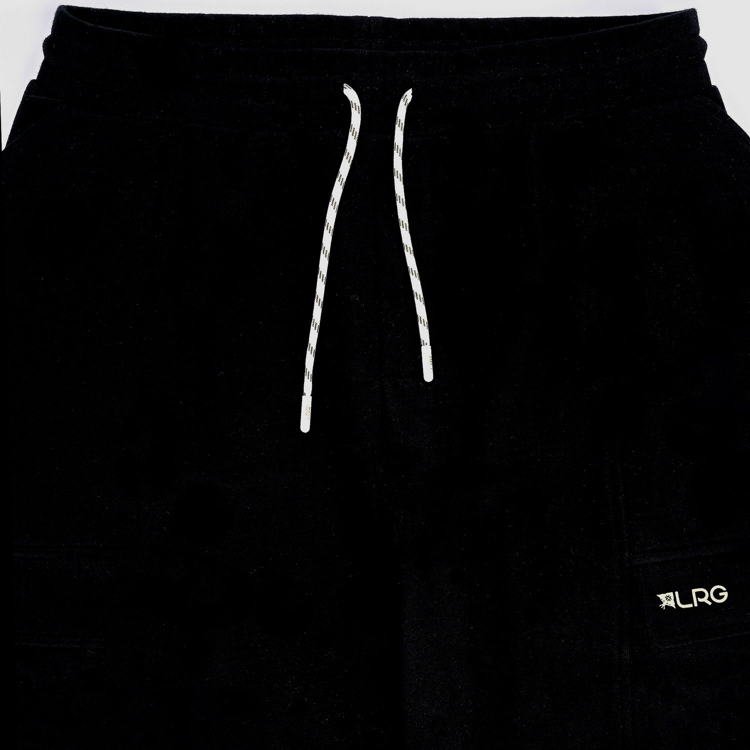 LIFE JUICE WIDE LEG CARGO SWEATPANTS - BLACK