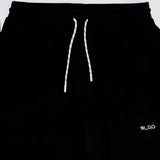 LIFE JUICE WIDE LEG CARGO SWEATPANTS - BLACK