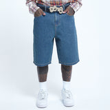 HIGH LIFE HABITS DENIM SHORT - DENIM BLUE