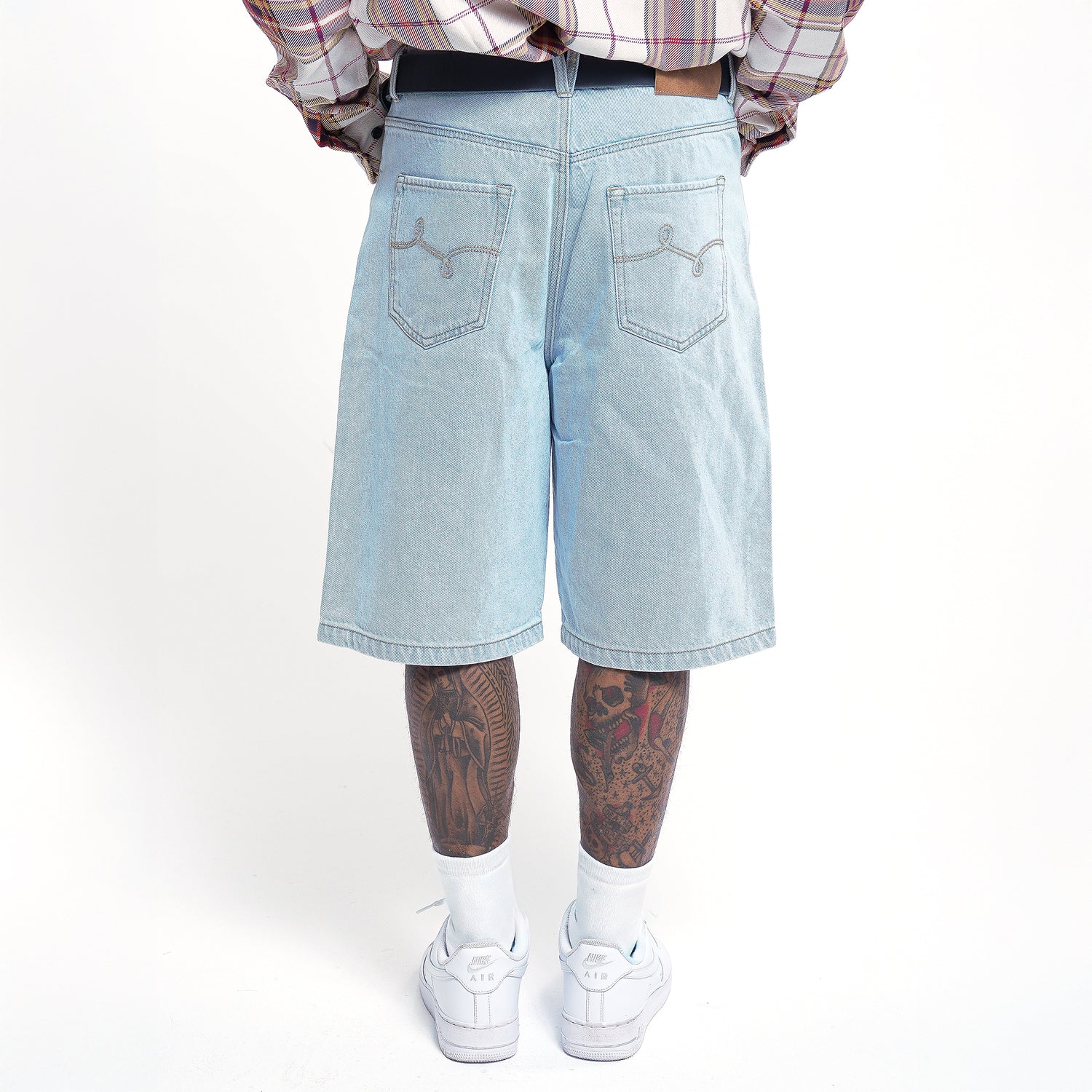 HIGH LIFE HABITS DENIM SHORT - LIGHT WASH