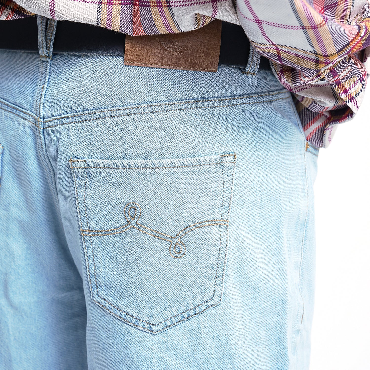 HIGH LIFE HABITS DENIM SHORT - LIGHT WASH