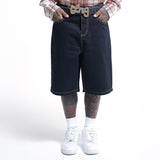 OVERCOME RESISTENCE DENIM SHORT - BLACK