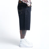 OVERCOME RESISTENCE DENIM SHORT - BLACK