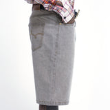 OVERCOME RESISTENCE DENIM SHORT - GREY