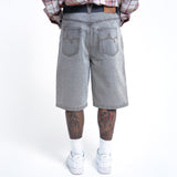 OVERCOME RESISTENCE DENIM SHORT - GREY