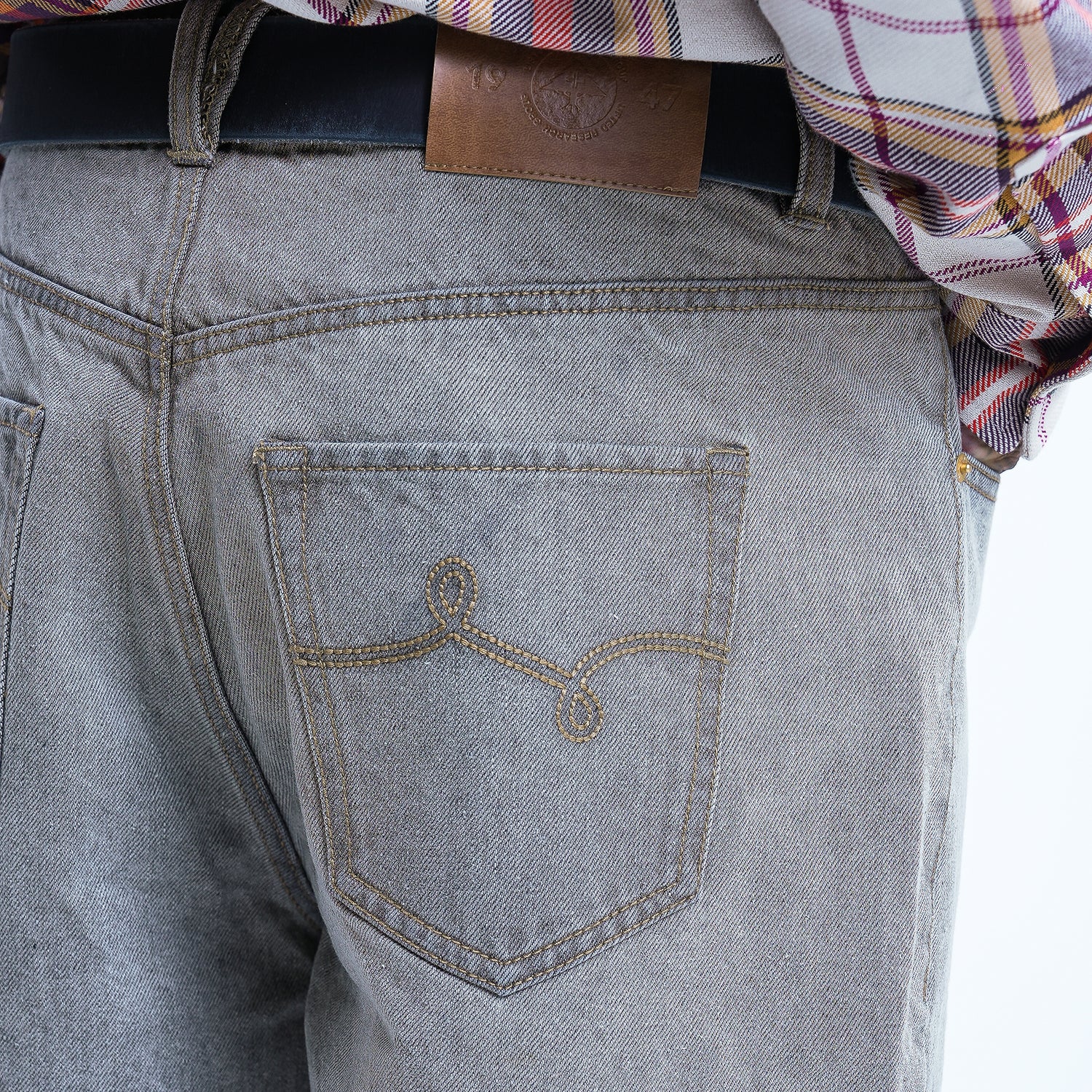 OVERCOME RESISTENCE DENIM SHORT - GREY