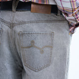 OVERCOME RESISTENCE DENIM SHORT - GREY