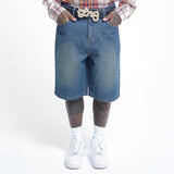 OVERCOME RESISTENCE DENIM SHORT - INDIGO WASH