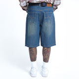 OVERCOME RESISTENCE DENIM SHORT - INDIGO WASH