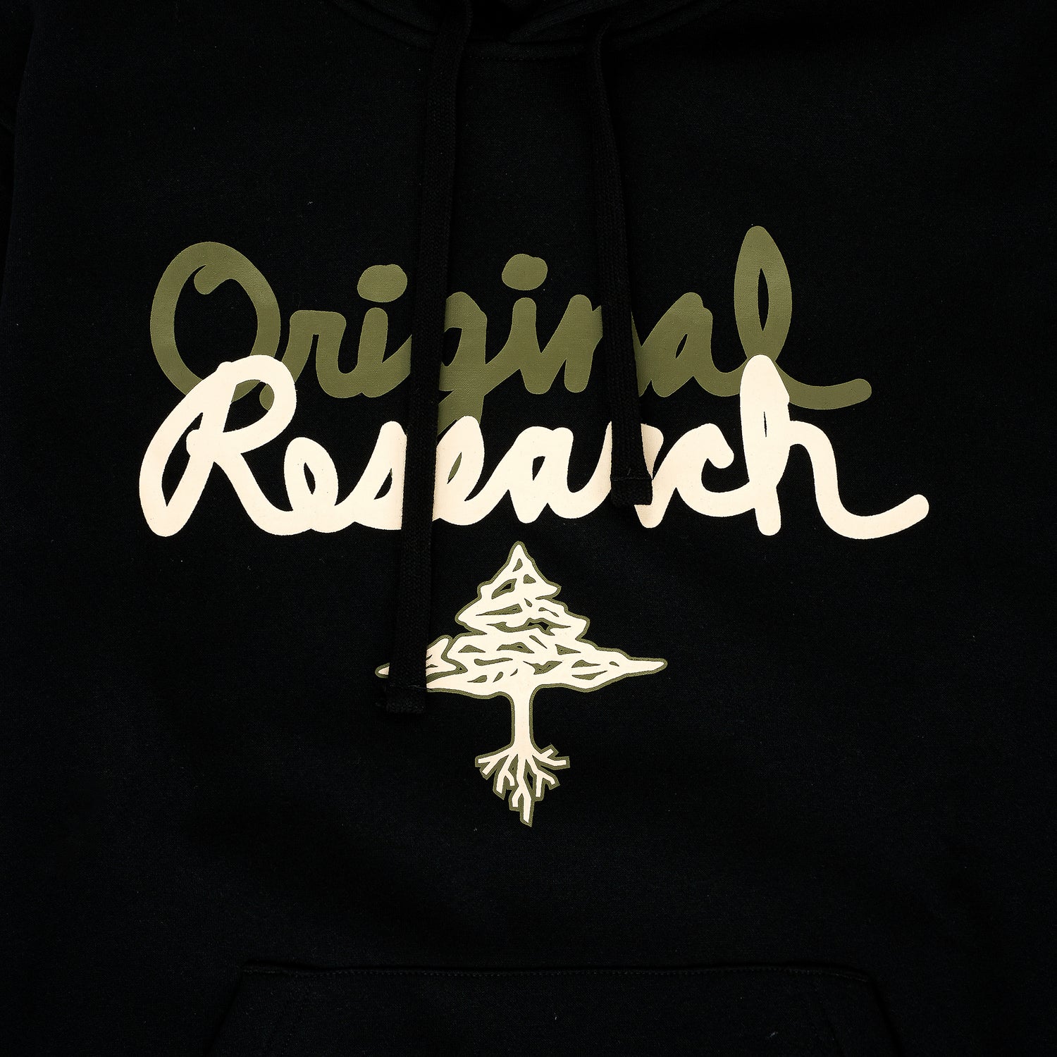OG ORIGINAL RESEARCH PULL OVER HOODIE - BLACK