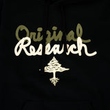 OG ORIGINAL RESEARCH PULL OVER HOODIE - BLACK
