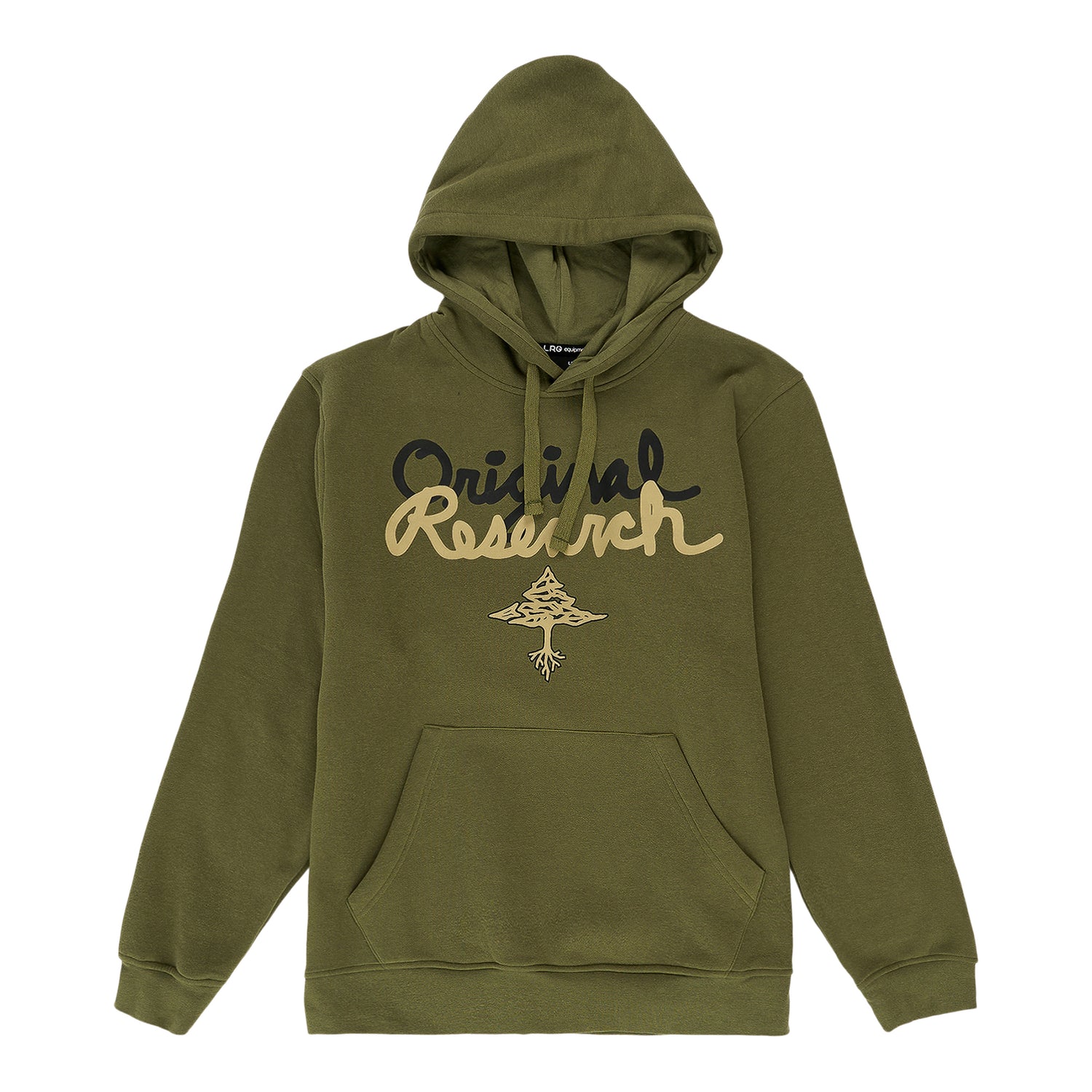 OG ORIGINAL RESEARCH PULL OVER HOODIE - OLIVE