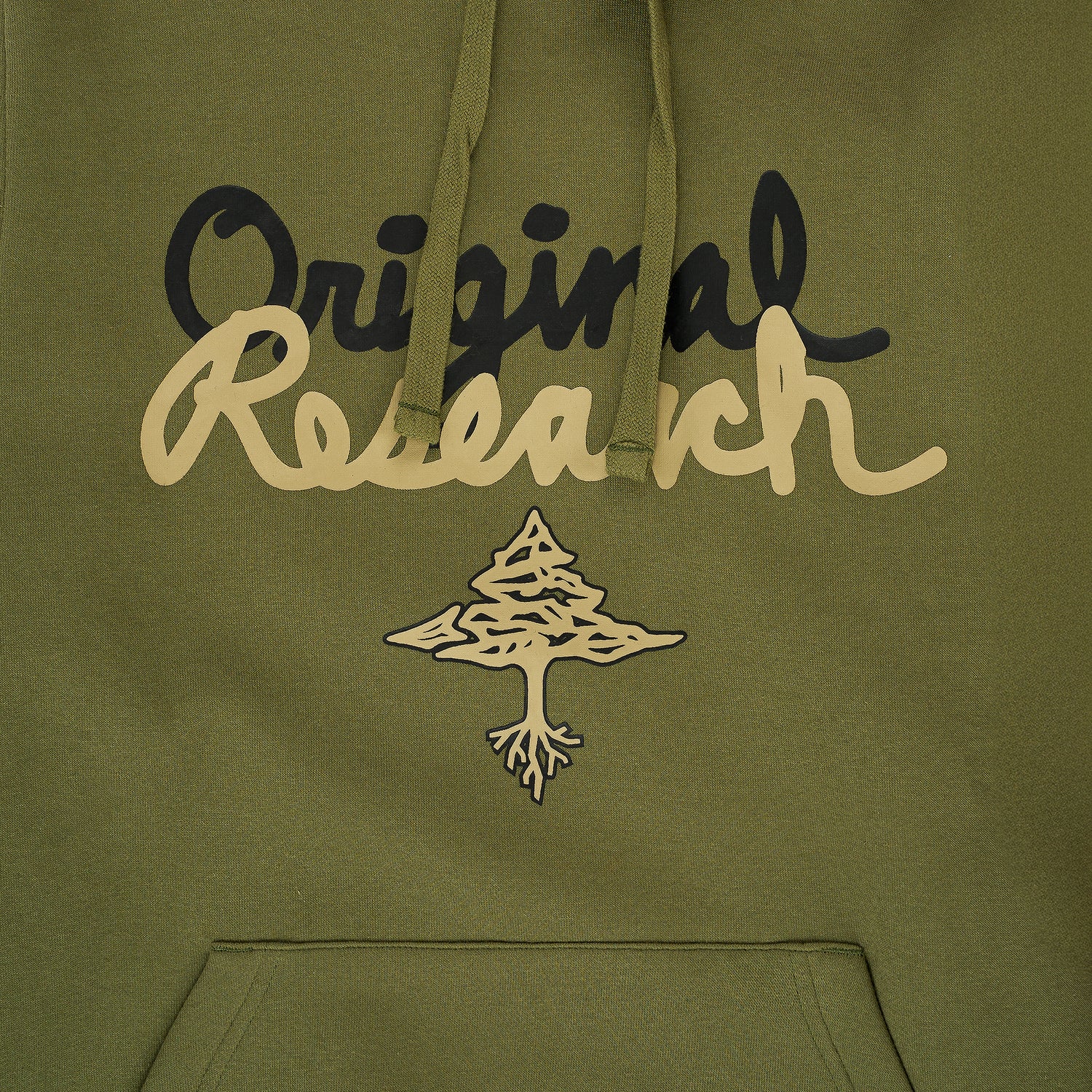 OG ORIGINAL RESEARCH PULL OVER HOODIE - OLIVE