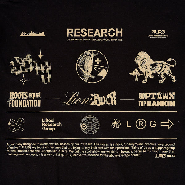 ALIGNED TEE - BLACK