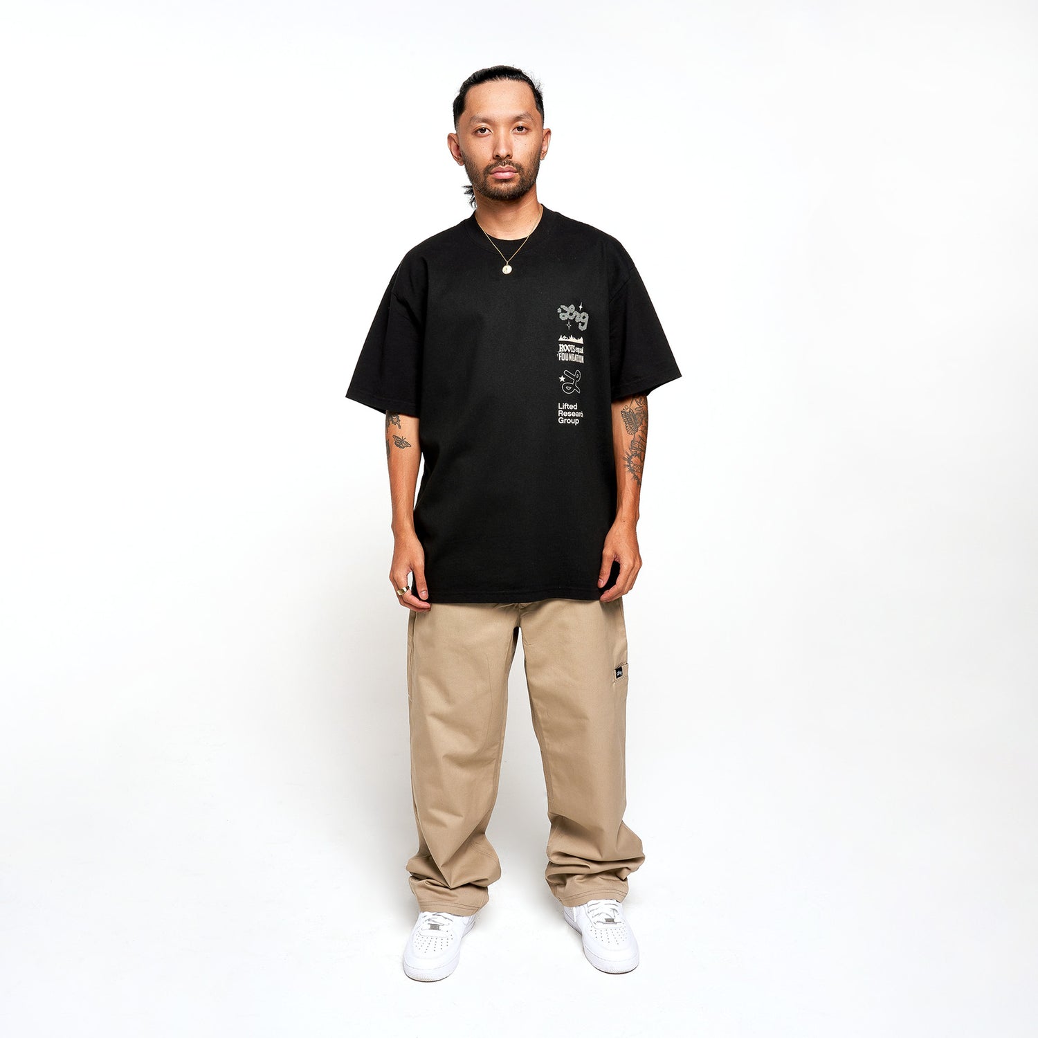 ALIGNED TEE - BLACK