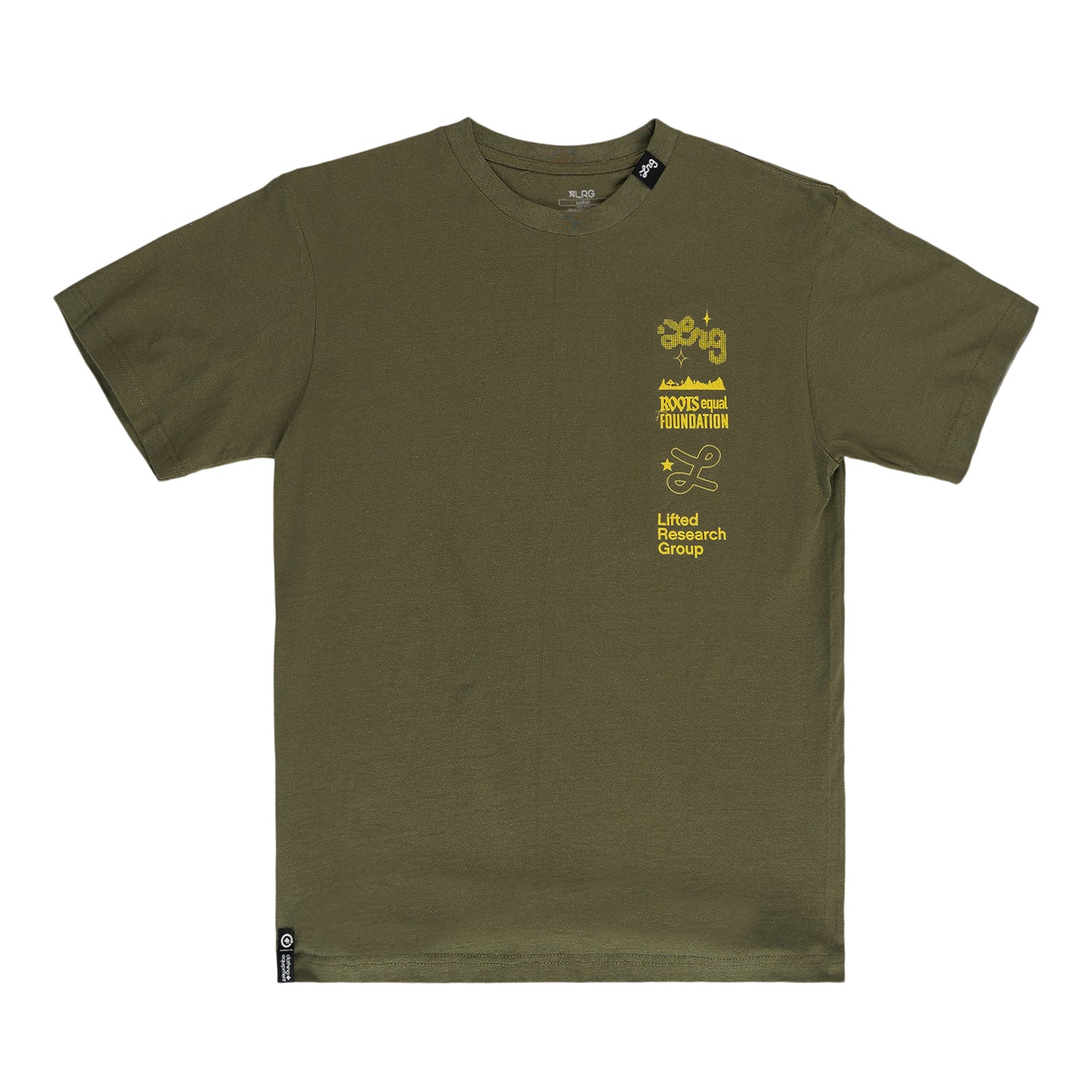 ALIGNED TEE - MILITARY GREEN