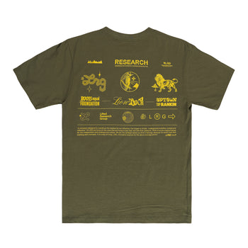 ALIGNED TEE - MILITARY GREEN