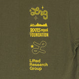 ALIGNED TEE - MILITARY GREEN