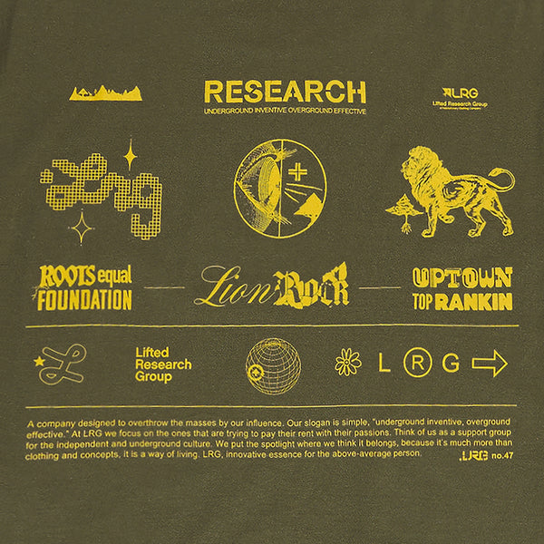 ALIGNED TEE - MILITARY GREEN