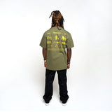 ALIGNED TEE - MILITARY GREEN