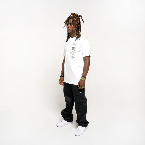 ALIGNED TEE - WHITE