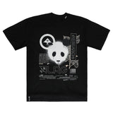 PANDA PAINT TEE - BLACK