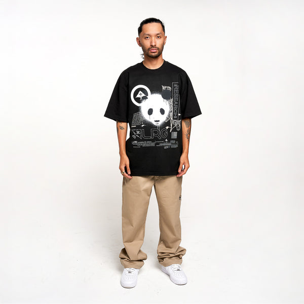 PANDA PAINT TEE - BLACK