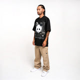 PANDA PAINT TEE - BLACK
