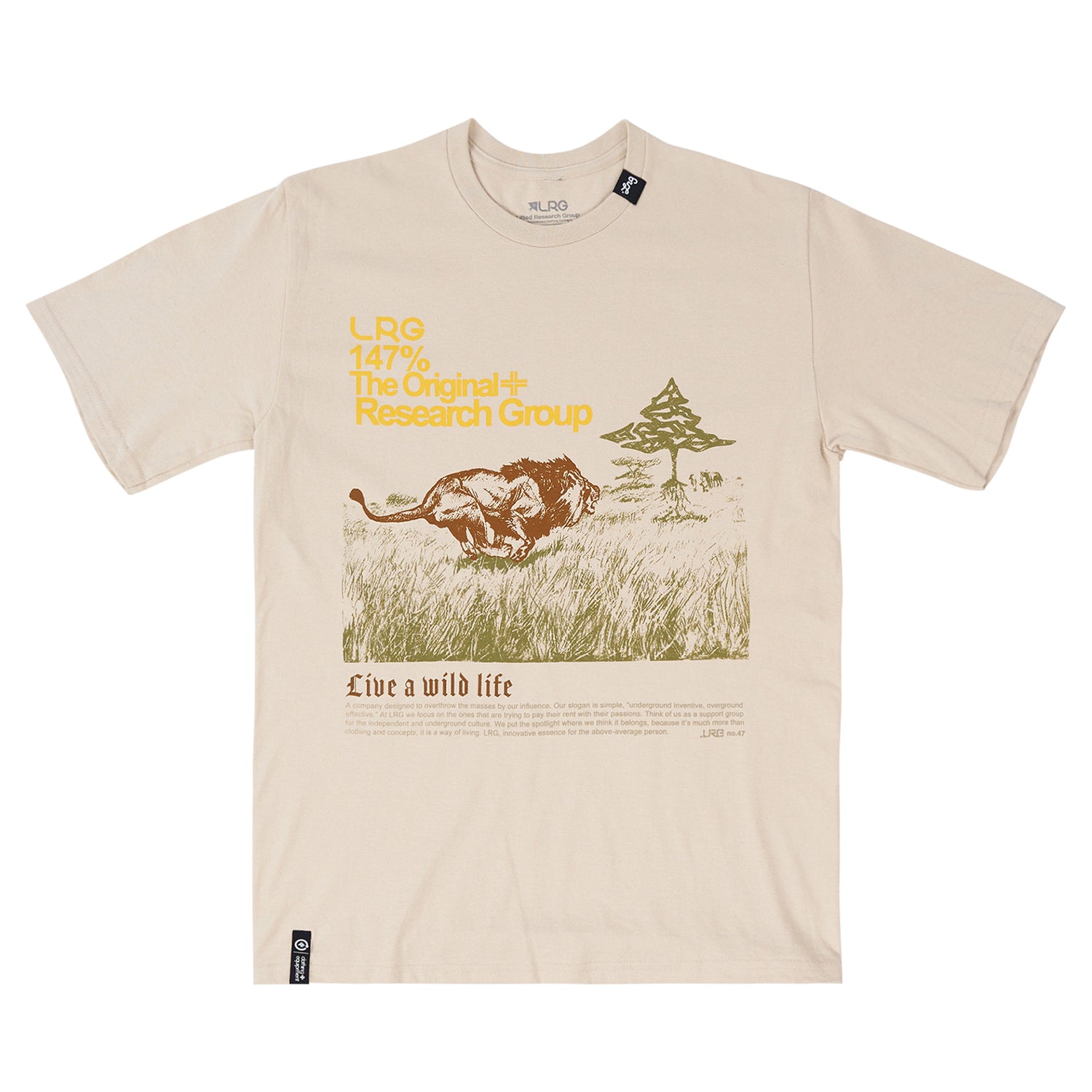 WILD LIFE TEE - SAND