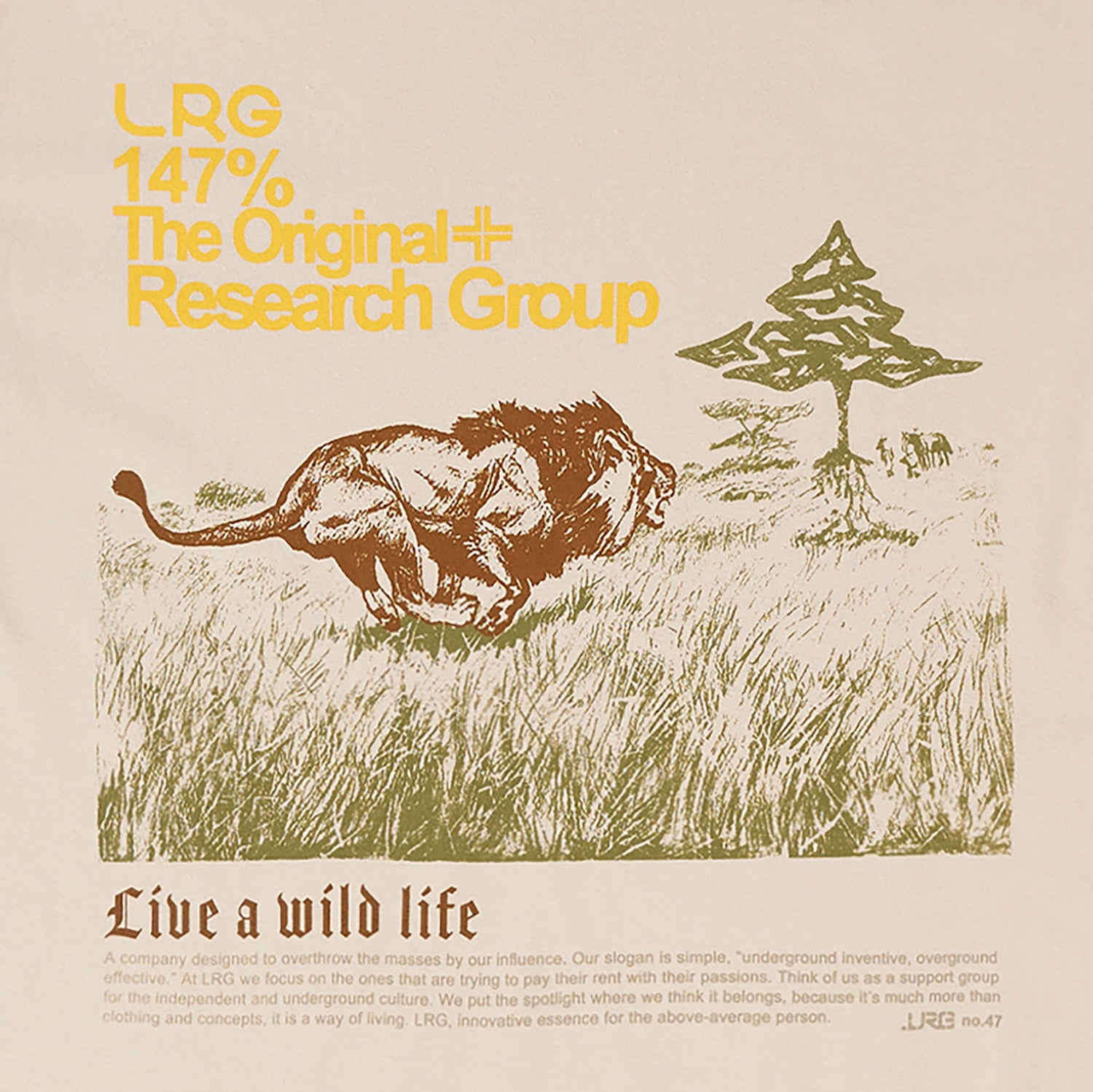 WILD LIFE TEE - SAND