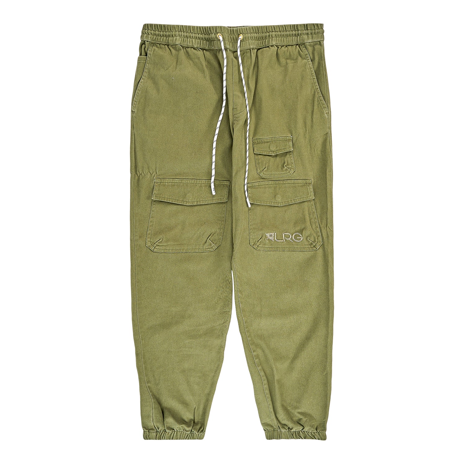 UNSTEADY WOVEN JOGGER PANTS - OLIVE