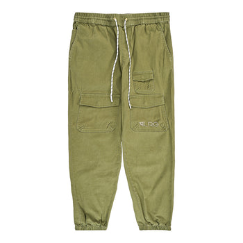 UNSTEADY WOVEN JOGGER PANTS - OLIVE