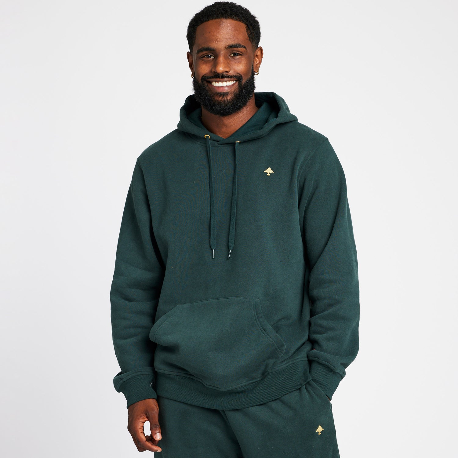 NOTHING BUT GOLD PULLOVER HOODIE - DARK SPRUCE