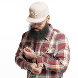 FLOOD ZONE BRUSHED FLANNEL - COCOA