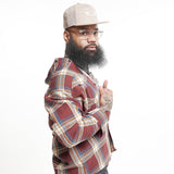 FLOOD ZONE BRUSHED FLANNEL - COCOA