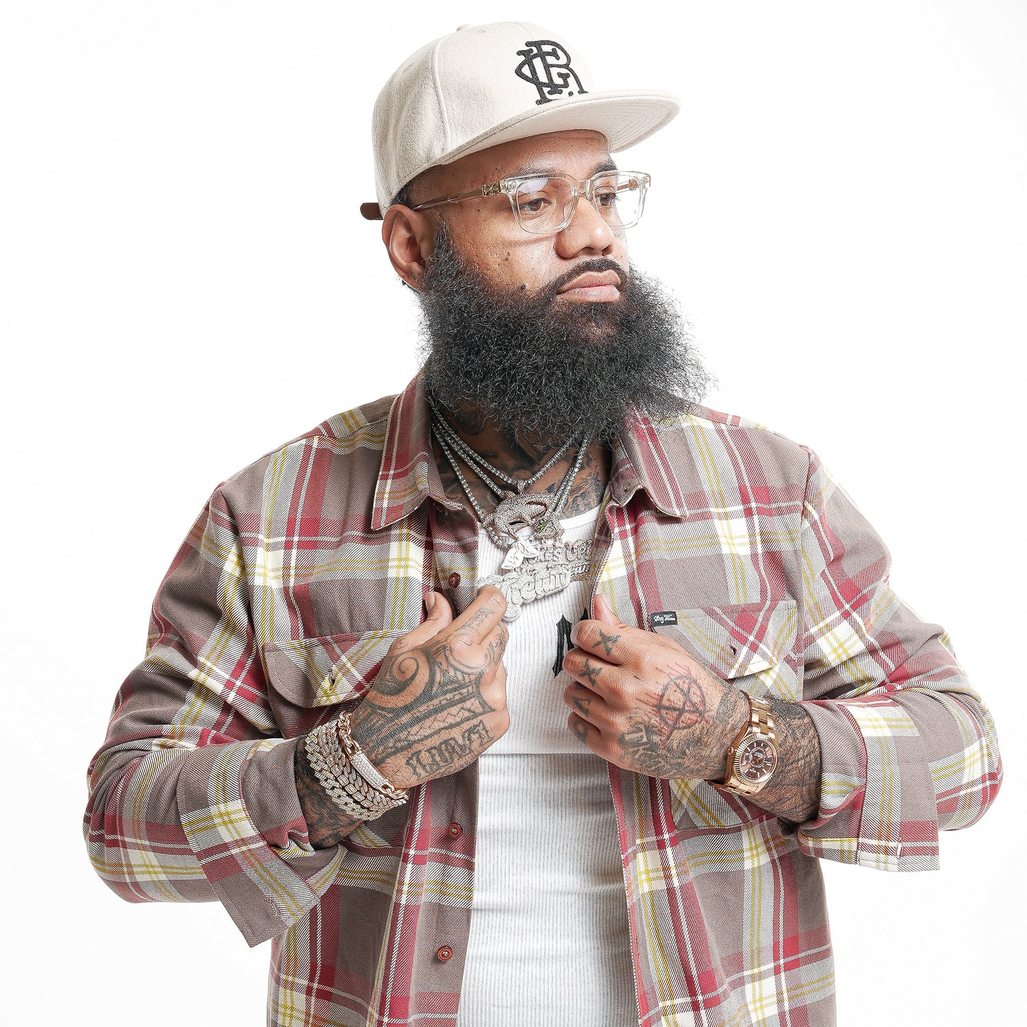 FLOOD ZONE BRUSHED FLANNEL - GHOST GREY